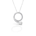 Kelly Herd Pave Nail Circle Necklace