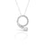 Kelly Herd Pave Nail Circle Necklace