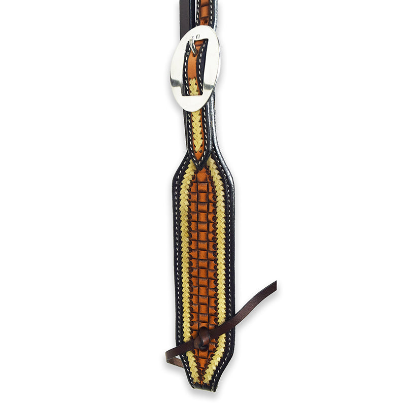 Ezy Ride Bridle V Brow with Rawhide Lacing