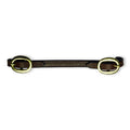 Ezy Ride Curb Strap with Brass Buckles