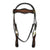 Ezy Ride Bridle with Wave Brow Cowhide and Basket Stamping