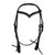 Ezy Ride Bridle Plain with V Brow and White Stitching