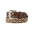 Nocona Mens 1 1/2in Belt Scroll Billets Southwest Embroidery