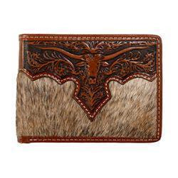 Nocona Bifold Passcase Longhorn Wallet