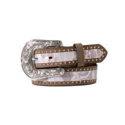 Nocona Girls Glitter Inlay Belt