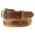 Nocona Mens Belt 1 7/8in Tapered Basketweave Step Lacing