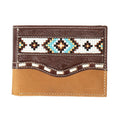 Nocona Bifold Beaded Buck Lacing Wallet