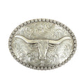 Nocona Oval Longhorn Buckle