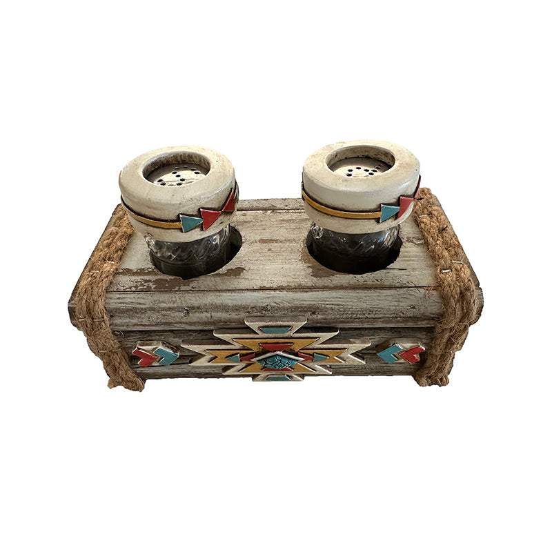 Pure Western Salt And Pepper Caddy