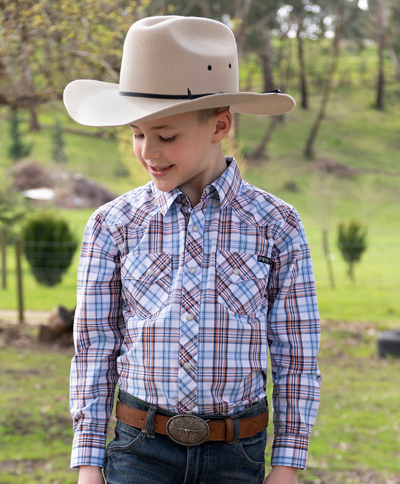 Pure Western Boys Lucas L/S Shirt