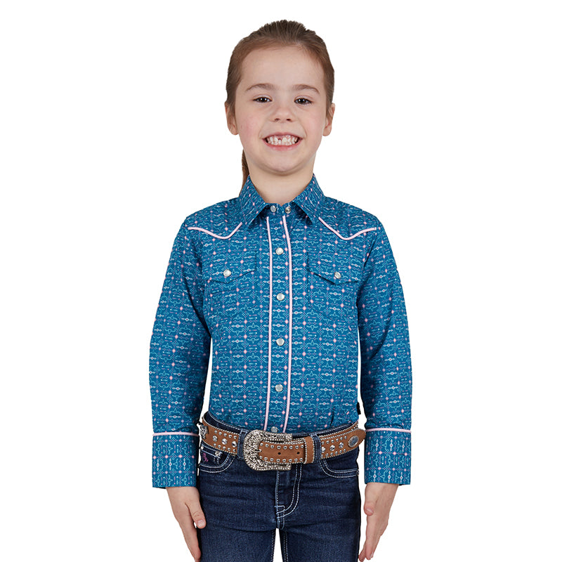 Pure Western Girls Tomeka L/S Shirt