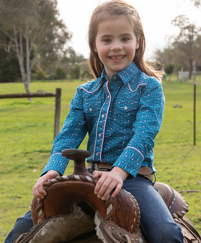 Pure Western Girls Tomeka L/S Shirt