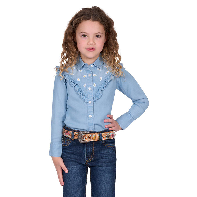 Pure Western Girls Pheobe L/S Shirt