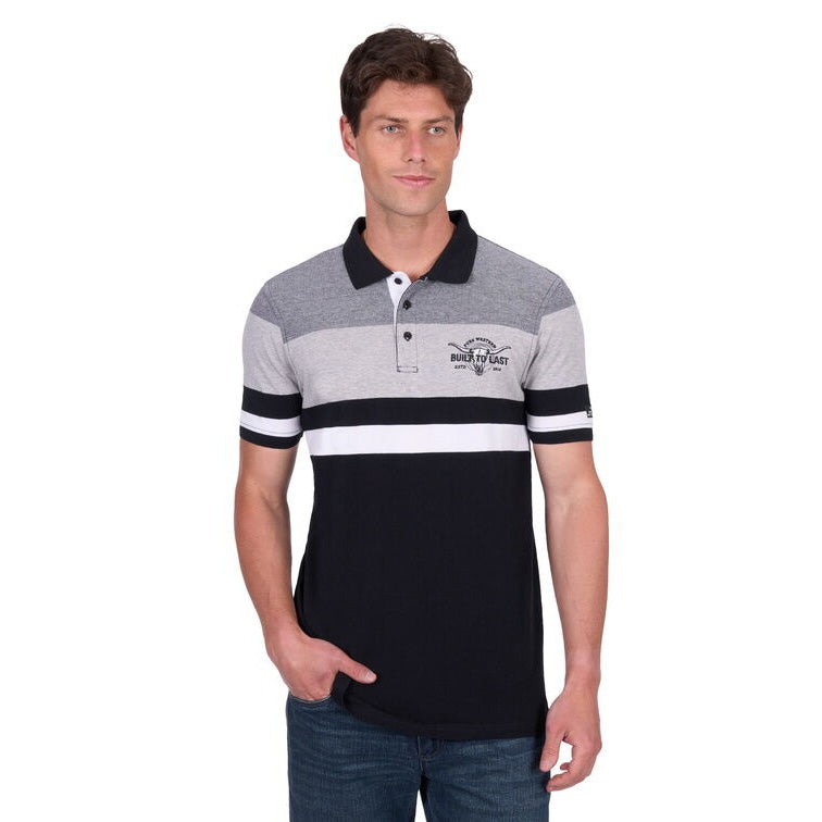 Pure Western Mens Shane S/S Polo Shirt