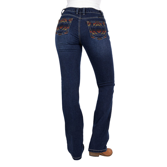 Pure Western Womens Ola Relaxed Rider Jean