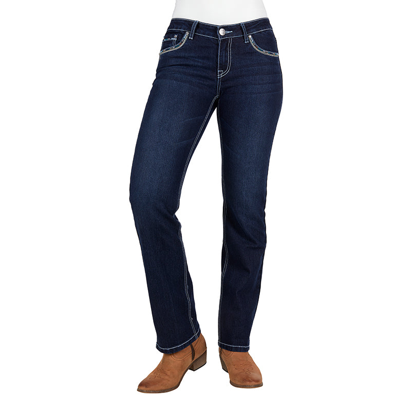 Pure Western Womens Oda Straight Leg Jean
