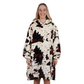Pure Western Adults Cow Print Snuggle Hoodie