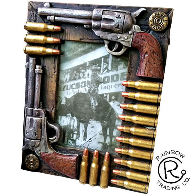 Double Gun and Bullet Photo Frame – Marsh Carney Saddlery