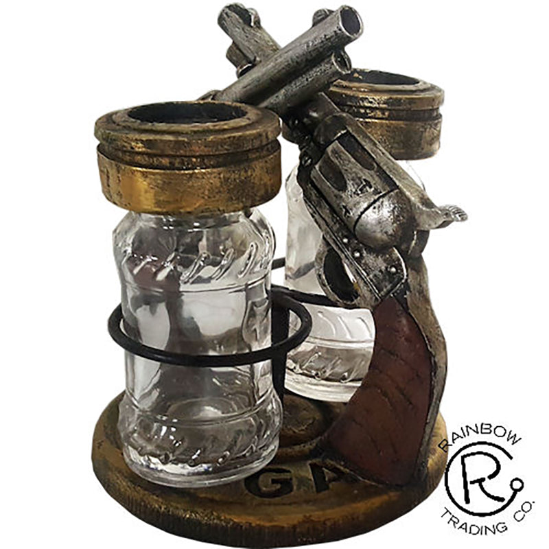 Double Gun Salt and Pepper Holder