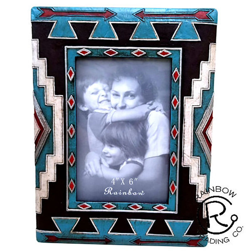 Aztec Picture Frame 9x7in