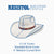 Resistol Rocker Jnr Straw Hat