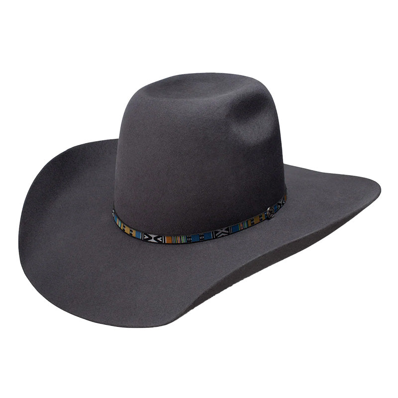 Resistol Silver Smoke Hooey 4X Wool Felt Hat