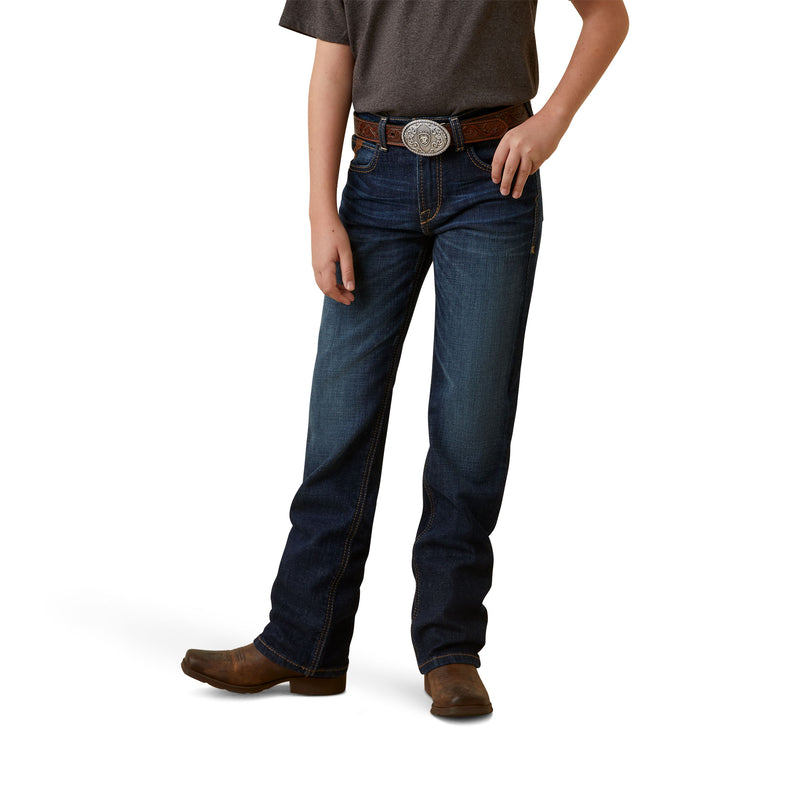 Ariat Boys B5 Straight Leg Hansen Mineral Blue Jean