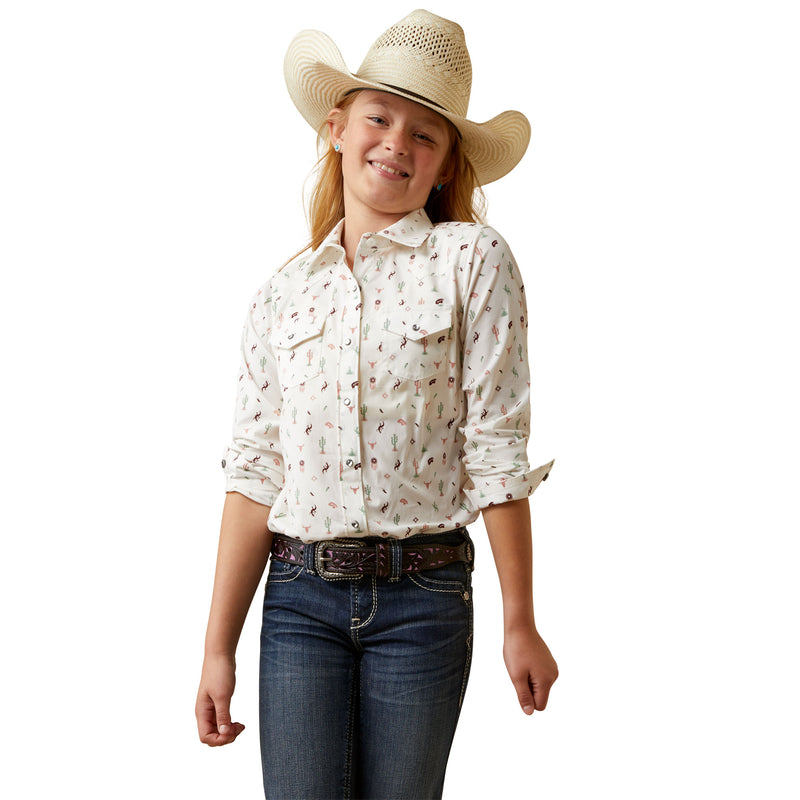 Ariat Girls Santa FE L/S Shirt