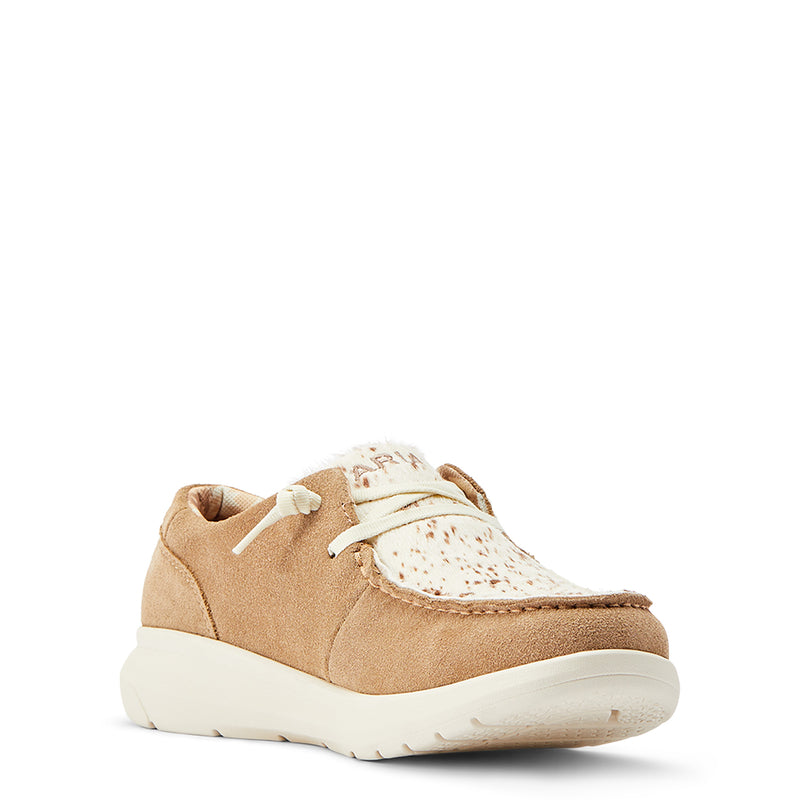 Ariat Wmns Hilo Walnut / Spotted Hair On Slip On Shoe