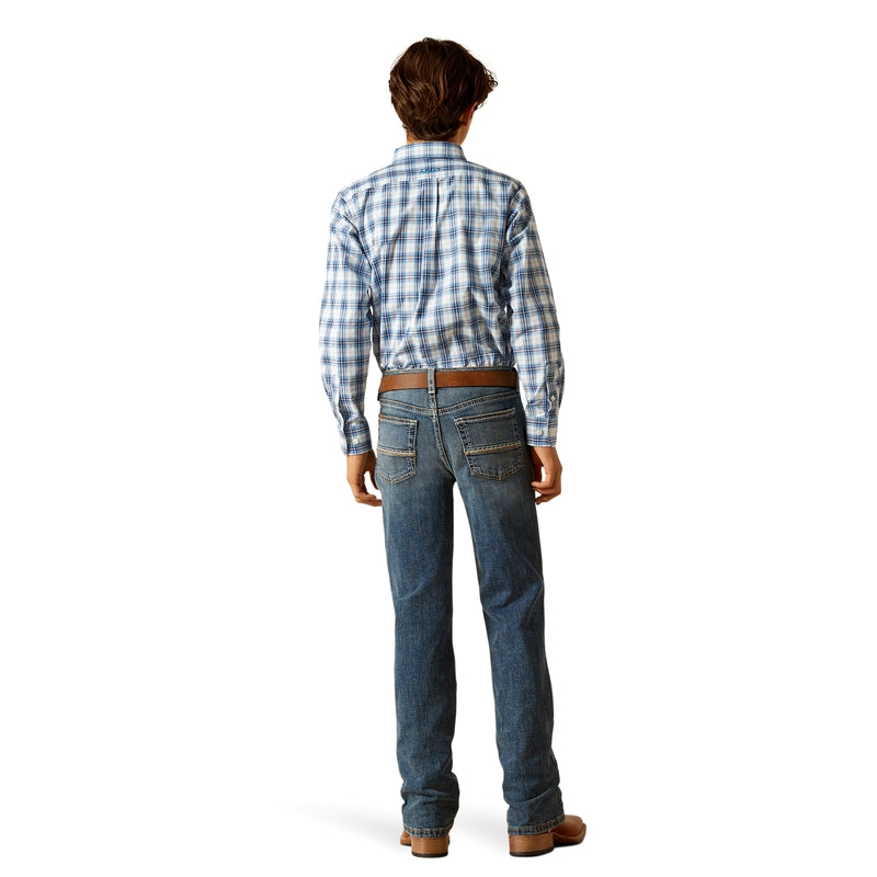 Ariat Boys B4 Boot Cut Sebastian Wave Jean