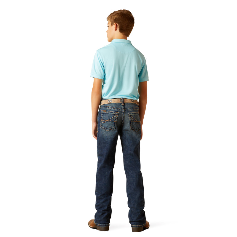 Ariat Boys B4 Relaxed Boot Cut Fordham Denali Jean