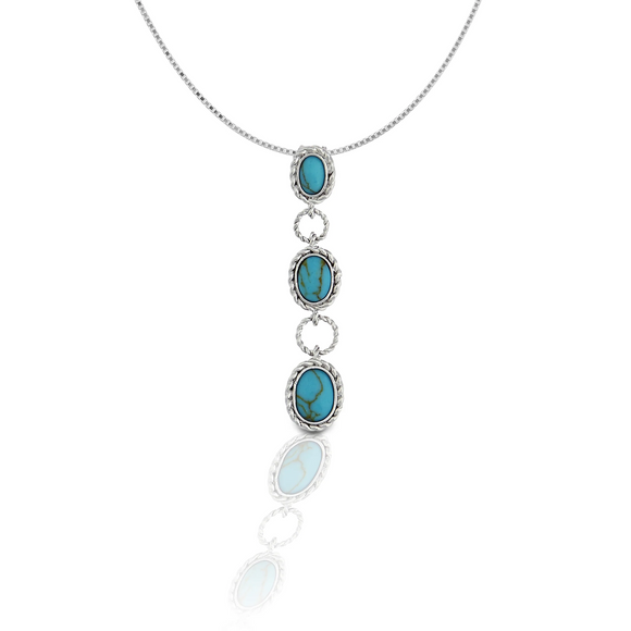 Kelly Herd Necklace Turquoise Drop Pendant