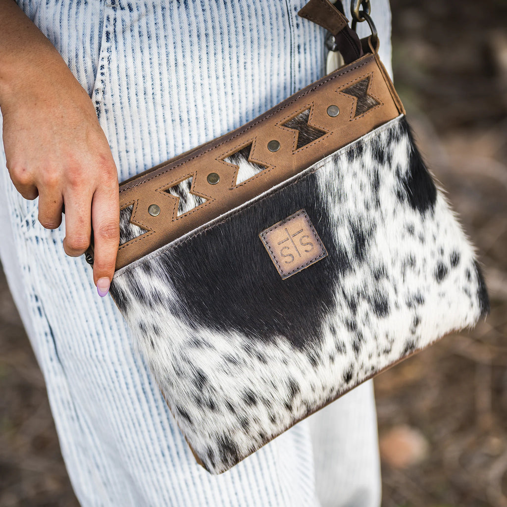 Roswell Cowhide Vivian Cross Body Bag