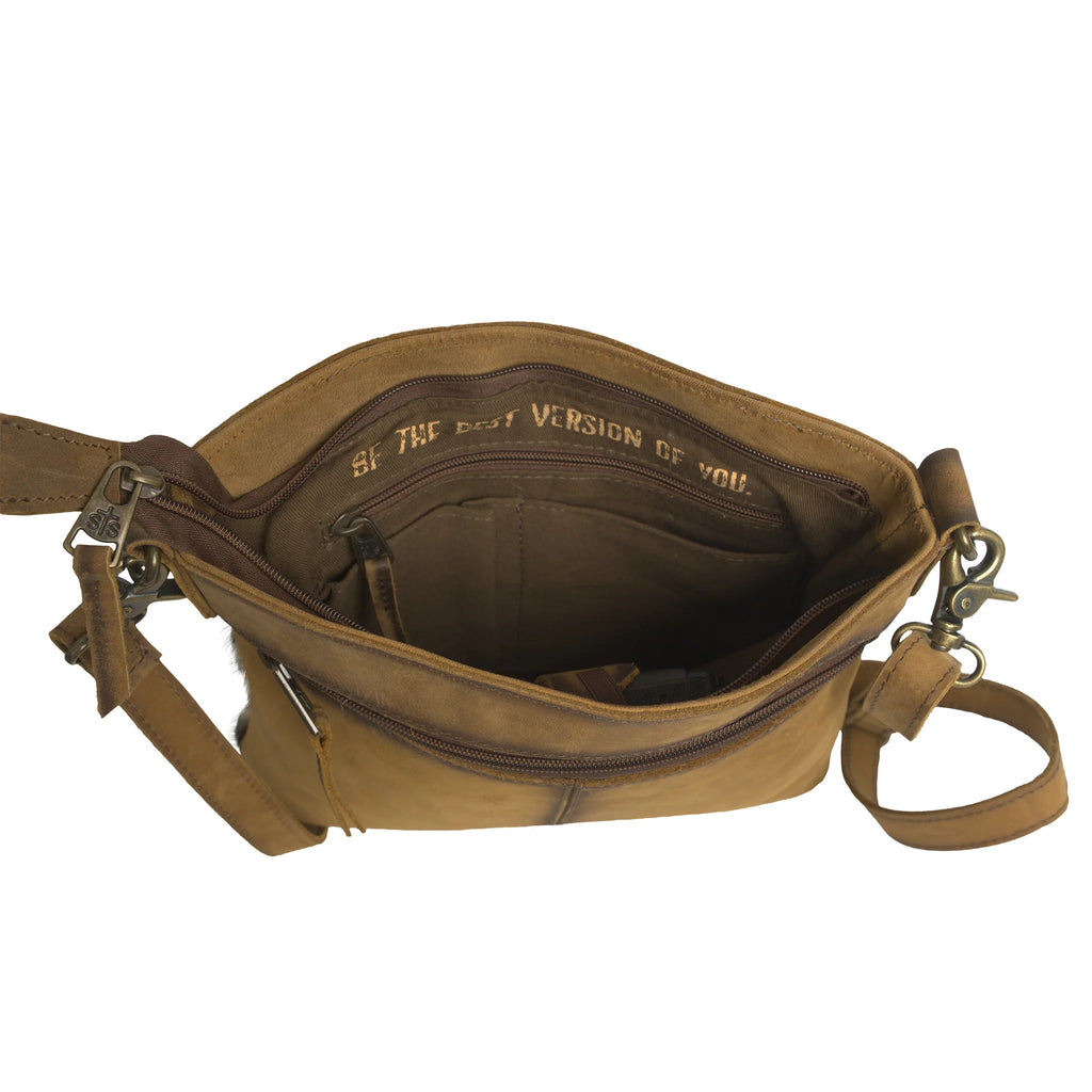 Roswell Cowhide Vivian Cross Body Bag