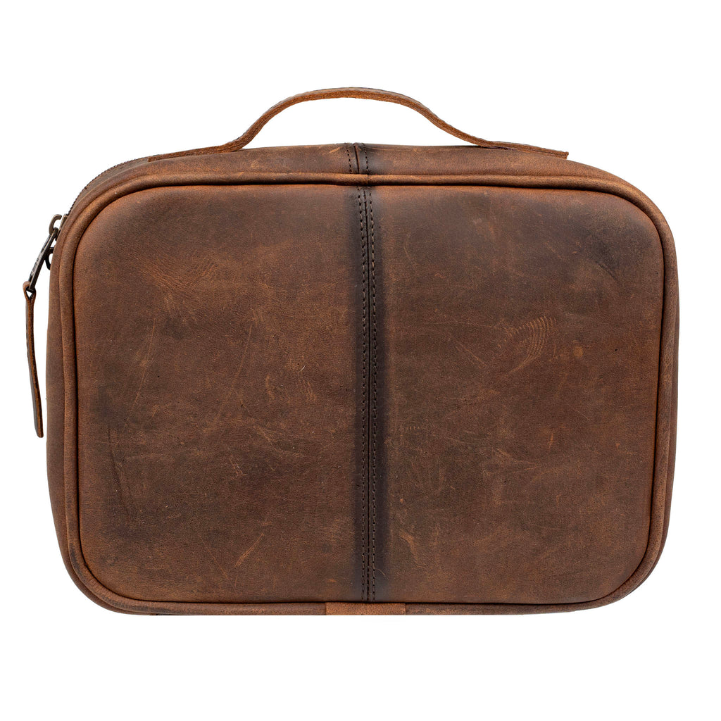 Cowhide Yukon Makeup Organiser
