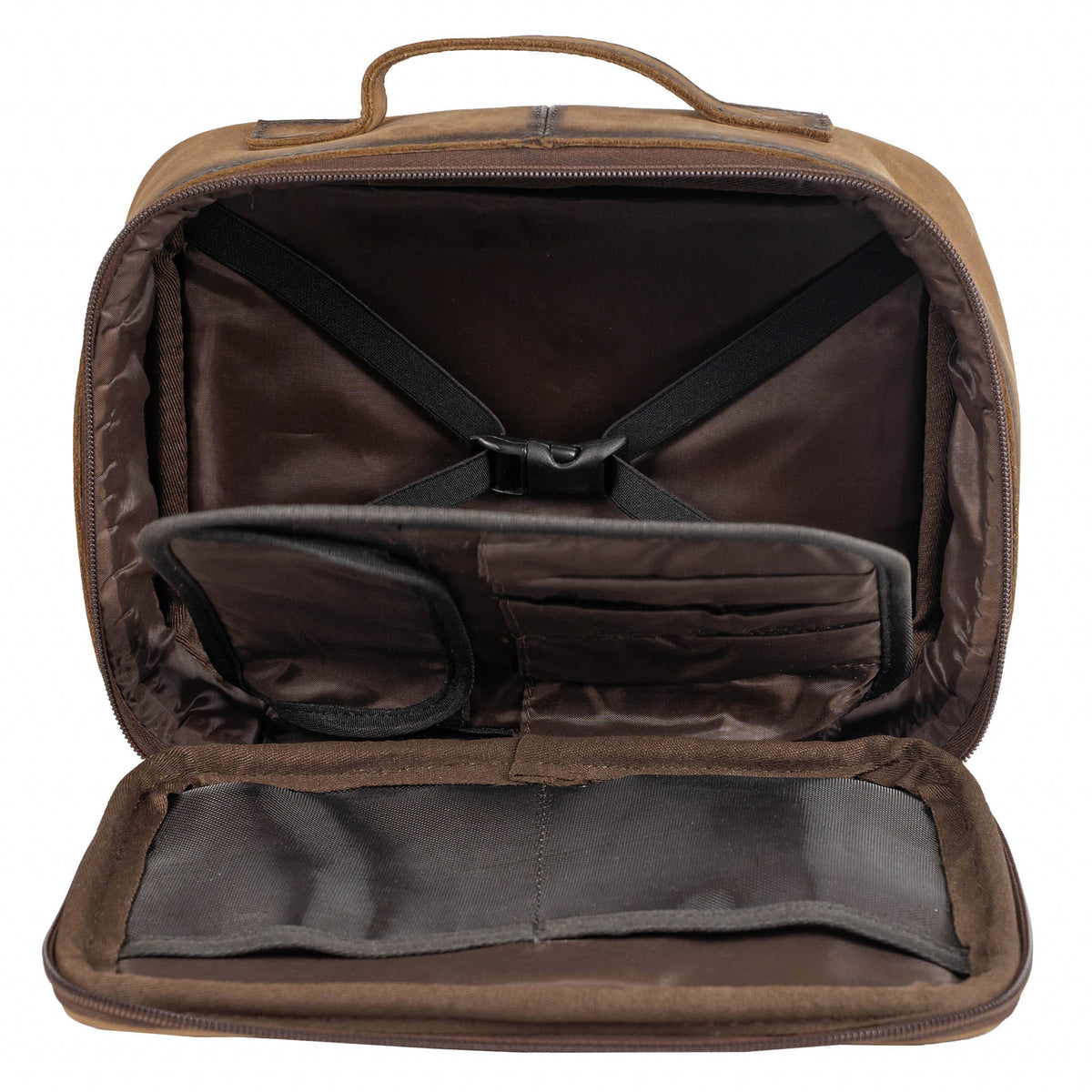 Cowhide Yukon Makeup Organiser