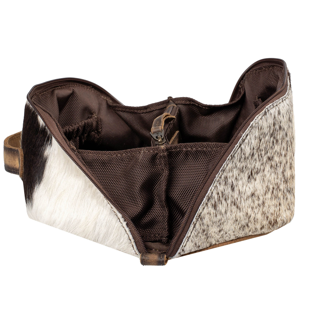 Cowhide Elsie Make Up Bag