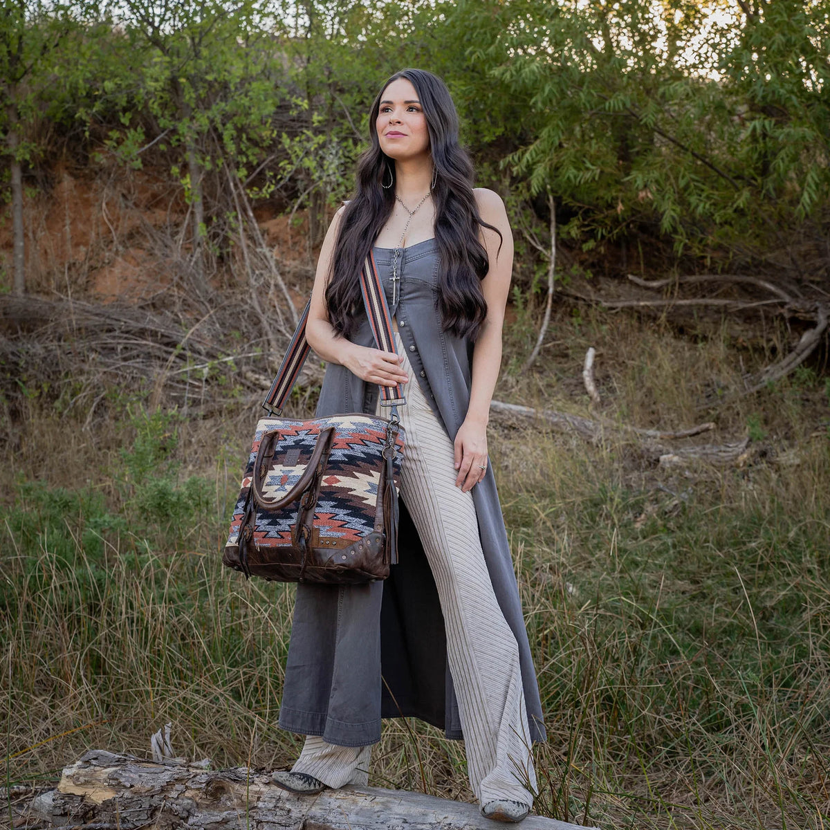 Guadalupe All in Serape Tote Bag