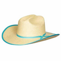 Sunbody Kids Cattleman Palm Straw Hat