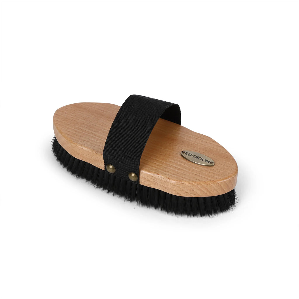 Shires EZI-GROOM Premium Body Brush Soft Bristles