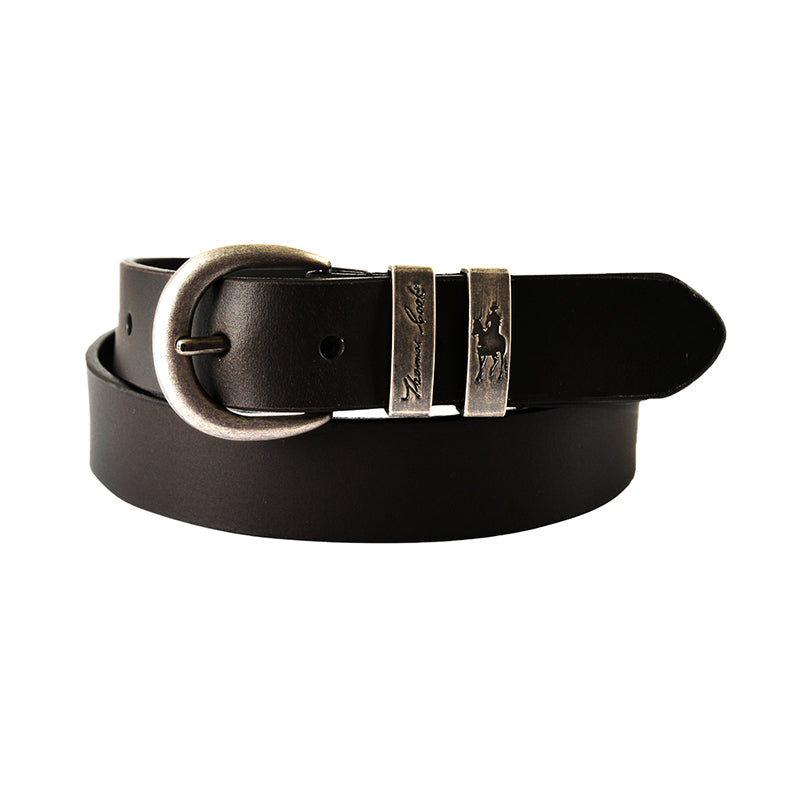 TC Narrow Silver Twin Keeper Belt