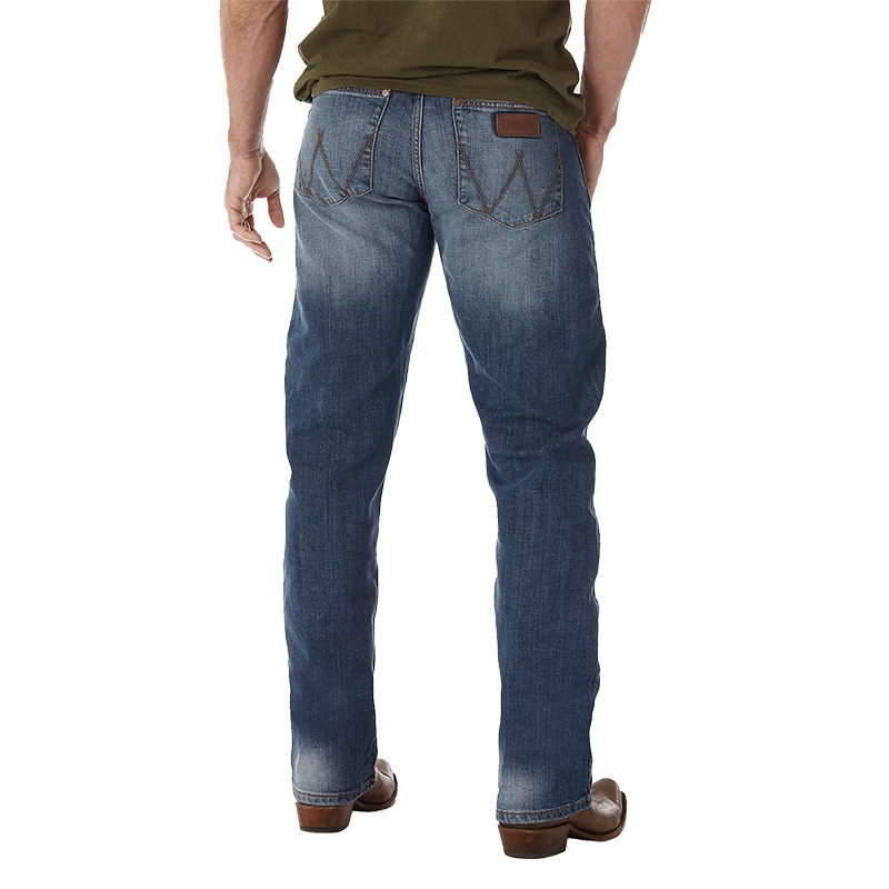 Wrangler Mens Retro Slim Straight Cottonwood Jeans