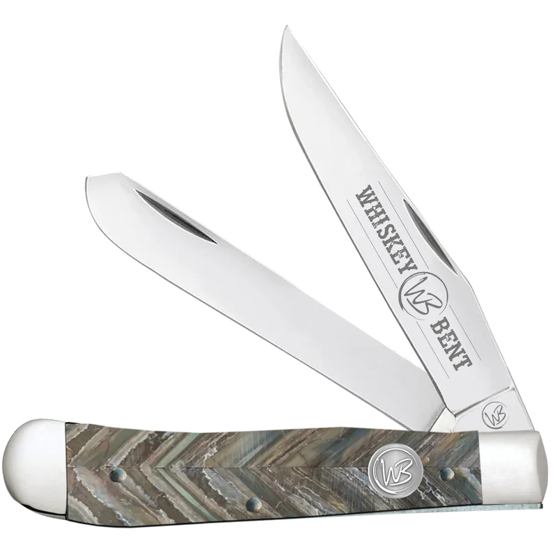 Whiskey Bent Trapper Twin Blade Knife