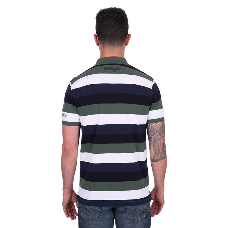 Wrangler Mens Alan 1PKT S/S Polo Shirt