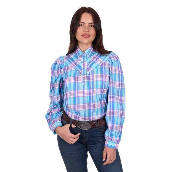 Wrangler Womens Emily Check L/S Shirt