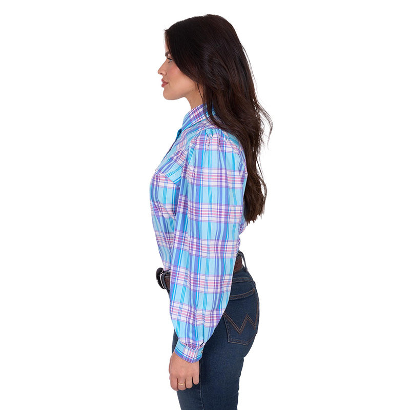Wrangler Womens Emily Check L/S Shirt
