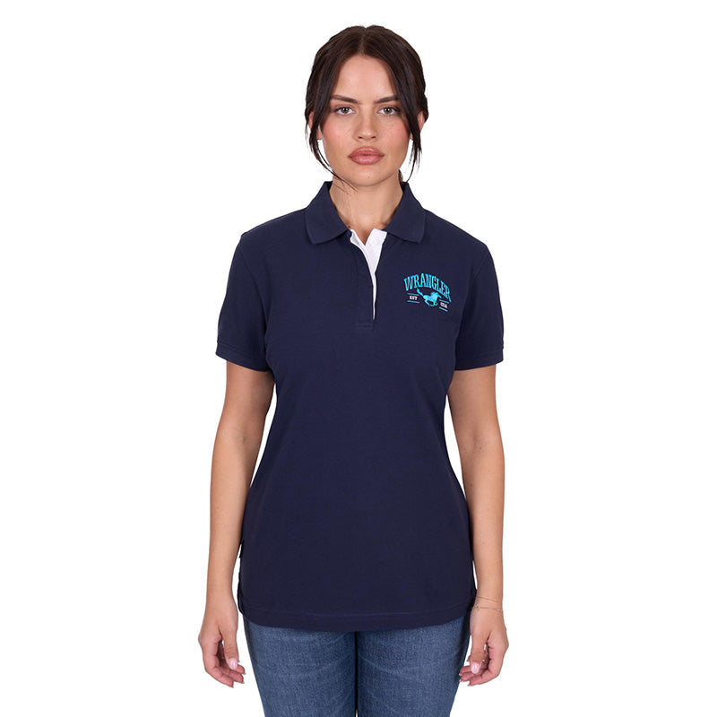 Wrangler Womens Eliza S/S Polo Shirt
