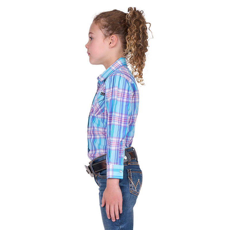 Wrangler Girls Emily Check L/S Shirt