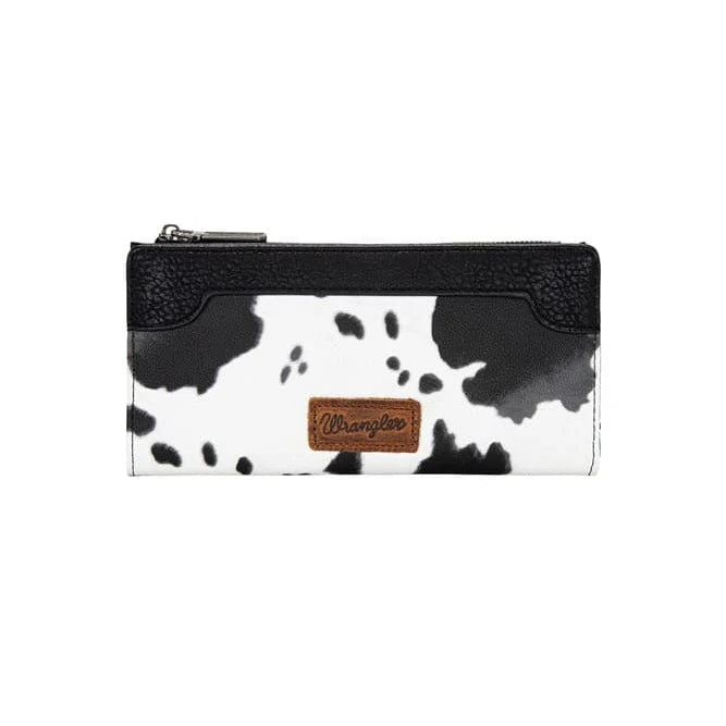 Wrangler Cow Print Slim Wallet