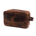 Antique Leather Toiletries Bag